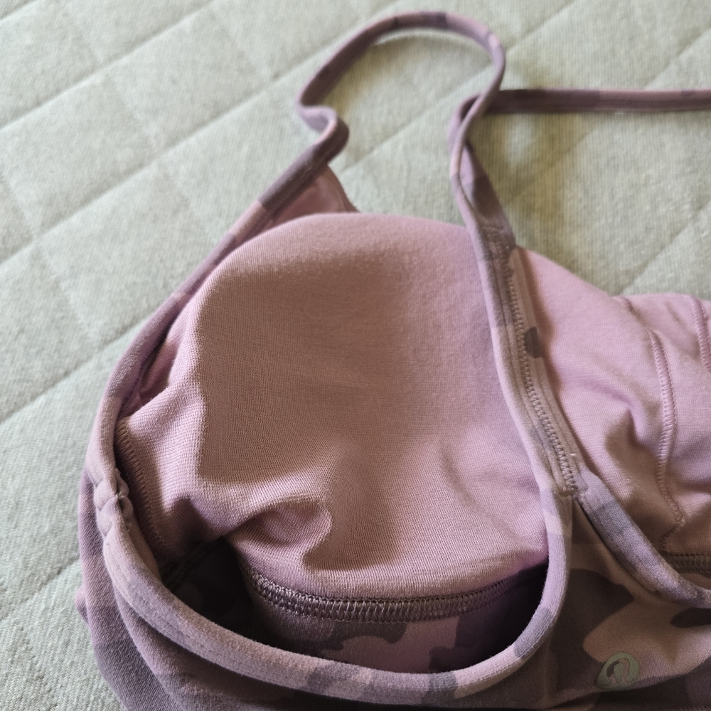 Lululemon Flow Y Bra Nulu Size 10 - Picture 6 of 7
